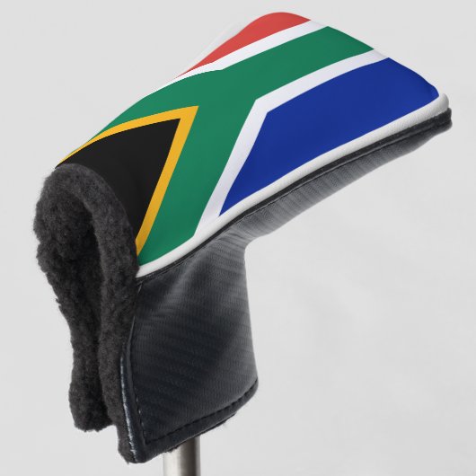 Südafrika-Flagge Golf Headcover (3/4 Vorderseite)