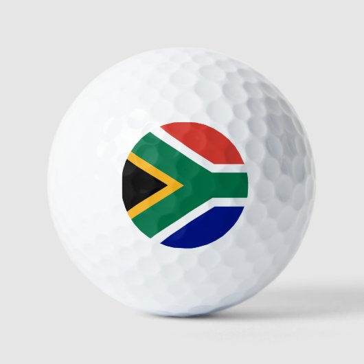 Südafrika-Flagge Golfball (Vorderseite)