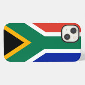 Südafrika-Flagge iPhone Hülle (Rückseite (Horizontal))