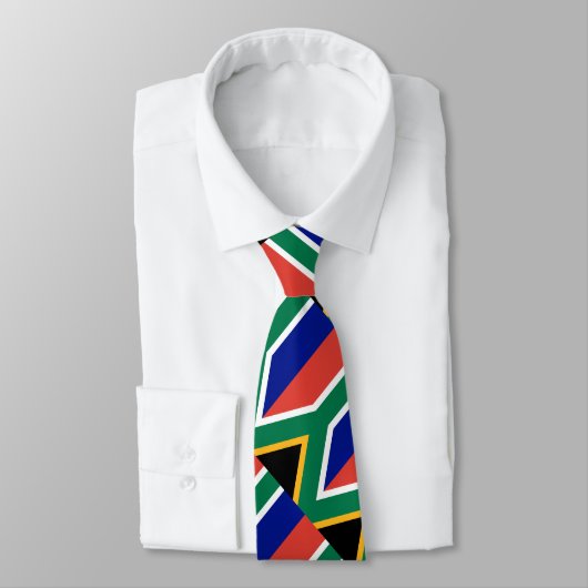 Südafrika-Flagge Krawatte (Gebunden)