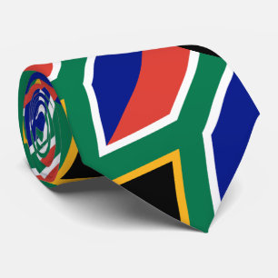 Südafrika-Flagge Krawatte