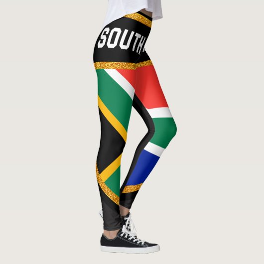 Südafrika-Flagge Leggings (Rechts)