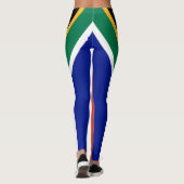 Südafrika-Flagge Leggings (Rückseite)