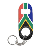 Südafrika-Flagge Mini Flaschenöffner (Vorderseite)