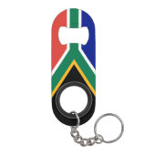 Südafrika-Flagge Mini Flaschenöffner (Rückseite)