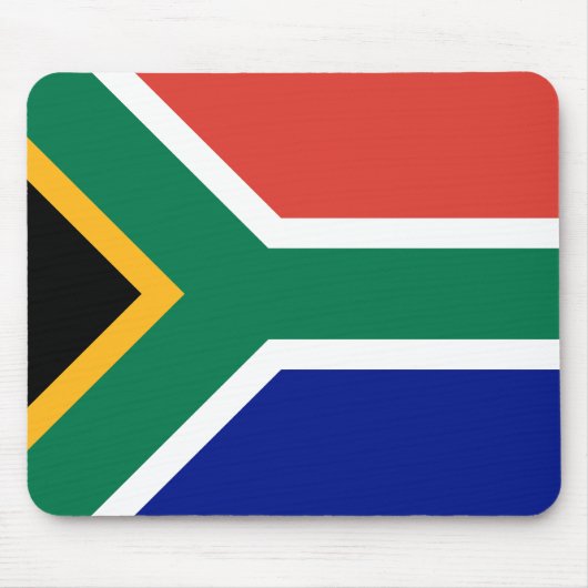Südafrika-Flagge Mousepad (Vorne)