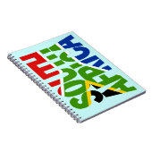 Südafrika + Flagge Notizblock (Rechte Seite)