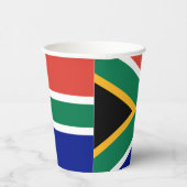 Südafrika-Flagge Pappbecher (Rechts)