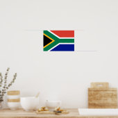 Südafrika-Flagge Poster (Küche)