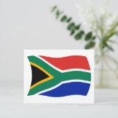 Südafrika-Flagge Postkarte (Stehend Vorderseite)