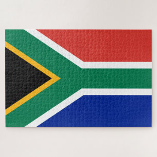 Südafrika-Flagge Puzzle