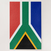 Südafrika-Flagge Puzzle (Vertikal)