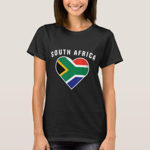 Südafrika-Flagge Reise-Erbe-Design T-Shirt