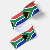 Südafrika-Flagge Satinband (Rückseite)