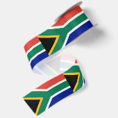 Südafrika-Flagge Satinband (Rückseite)