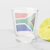 Südafrika-Flagge Schnapsglas (Rückseite)