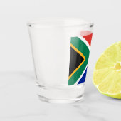 Südafrika-Flagge Schnapsglas (Links)