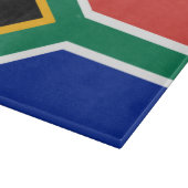 Südafrika-Flagge Schneidebrett (Ecke)