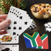 Südafrika-Flagge Spielkarten (In Situ)