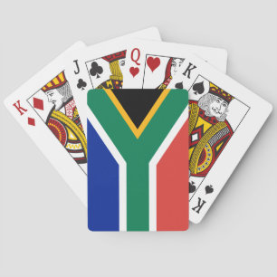 Südafrika-Flagge Spielkarten