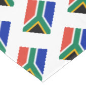 SÜDAFRIKA-Flagge Stilvolles Patriotikum Tischdecke (Schrägansicht)