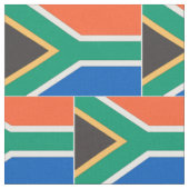 Südafrika-Flagge Stoff (Nahaufnahme)