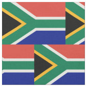 Südafrika-Flagge Stoff (Nahaufnahme)