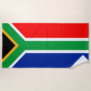 Südafrika-Flagge Strandtuch