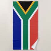 Südafrika-Flagge Strandtuch (Vorderseite)