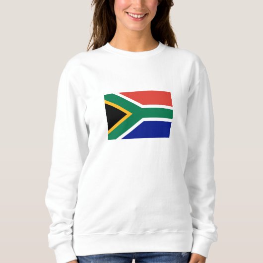 Südafrika-Flagge Sweatshirt (Vorderseite)