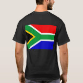 Südafrika-Flagge T-Shirt (Rückseite)