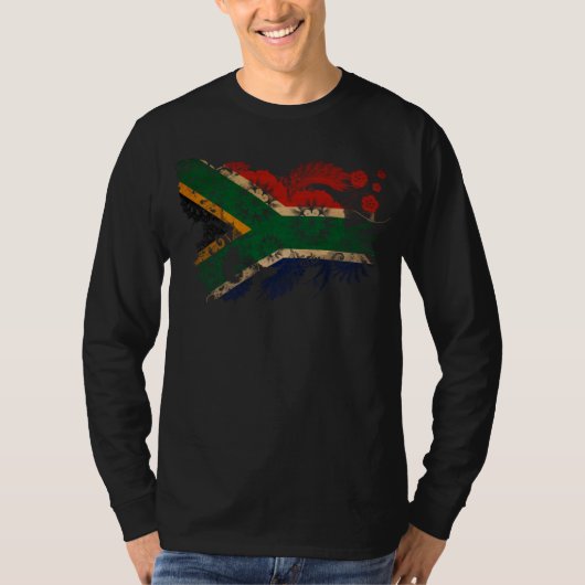 Südafrika-Flagge T-Shirt (Vorderseite)