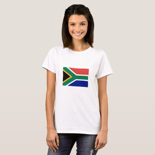 Südafrika-Flagge T-Shirt (Vorne ganz)