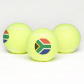 Südafrika-Flagge Tennisbälle (Multi)