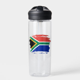 Südafrika-Flagge Trinkflasche