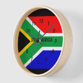 SÜDAFRIKA-FLAGGE UHR (Winkel)