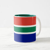 Südafrika-Flagge Zweifarbige Tasse (VorderseiteRechts)
