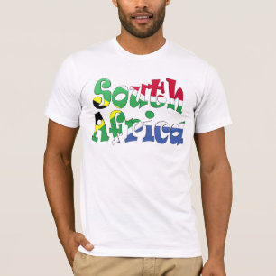 Südafrika-Flaggen-T - Shirt
