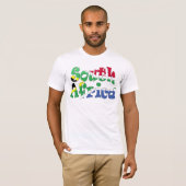Südafrika-Flaggen-T - Shirt (Vorne ganz)
