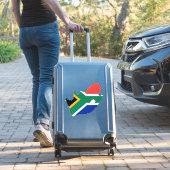 Südafrika Flaggenaufkleber XL Aufkleber (Koffer Insitu)
