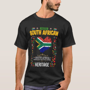 Südafrika-Flaggenidee für Frauen südafrikanisches T-Shirt