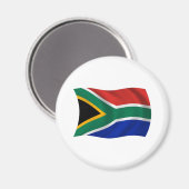 Südafrika-Flaggenmagnet Magnet (Vorderseite/Rückseite)