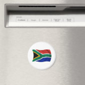 Südafrika-Flaggenmagnet Magnet (In Situ (Geschirrspüler))