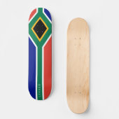 Südafrika-Flaggenmuster Skateboard (Vorderseite)