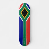 Südafrika-Flaggenmuster Skateboard (Vorne)