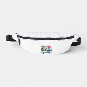 Südafrika Fußball 2026 Fußball Fett Land Typografi Bauchtasche