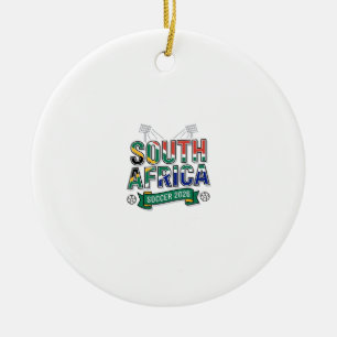 Südafrika Fußball 2026 Fußball Fett Land Typografi Keramik Ornament