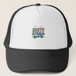 Südafrika Fußball 2026 Fußball Fett Land Typografi Truckerkappe