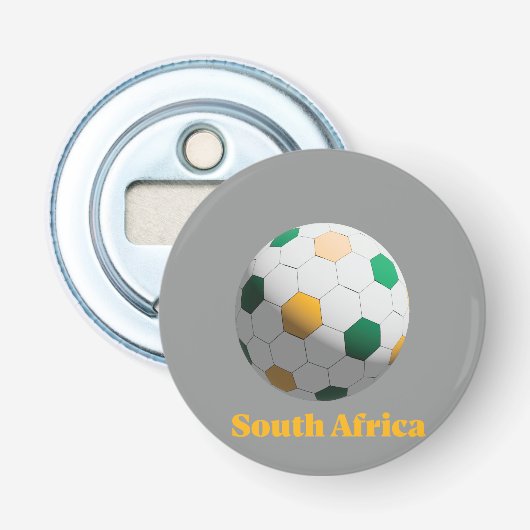 Südafrika Fußball Flaschenöffner (Vorderseite)