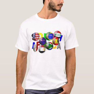 Südafrika-Fußball-Fußball T-Shirt